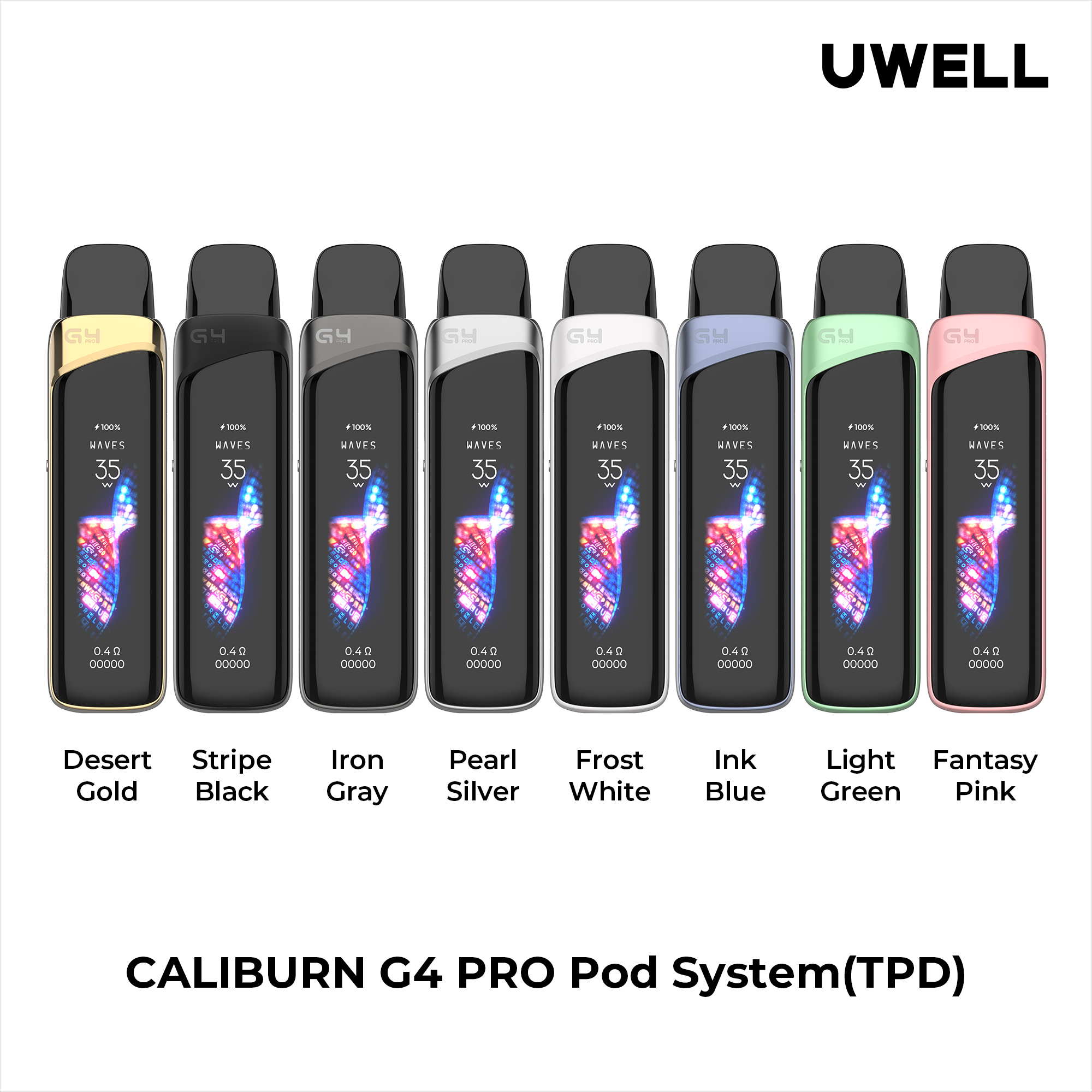 Uwell Caliburn G4 Pro – alle Ausführungen im Überblick