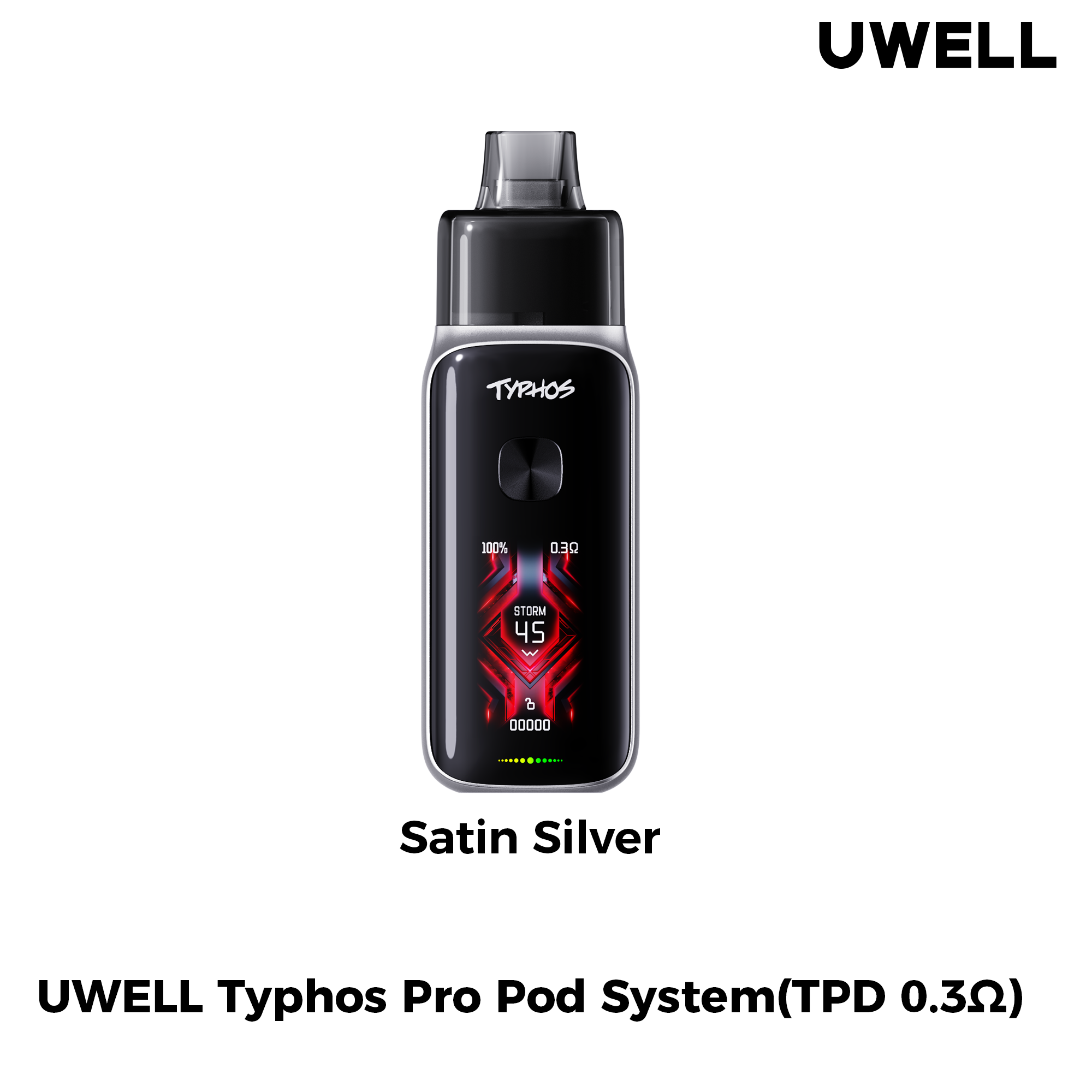 Uwell Typhos Pro Satin Silver