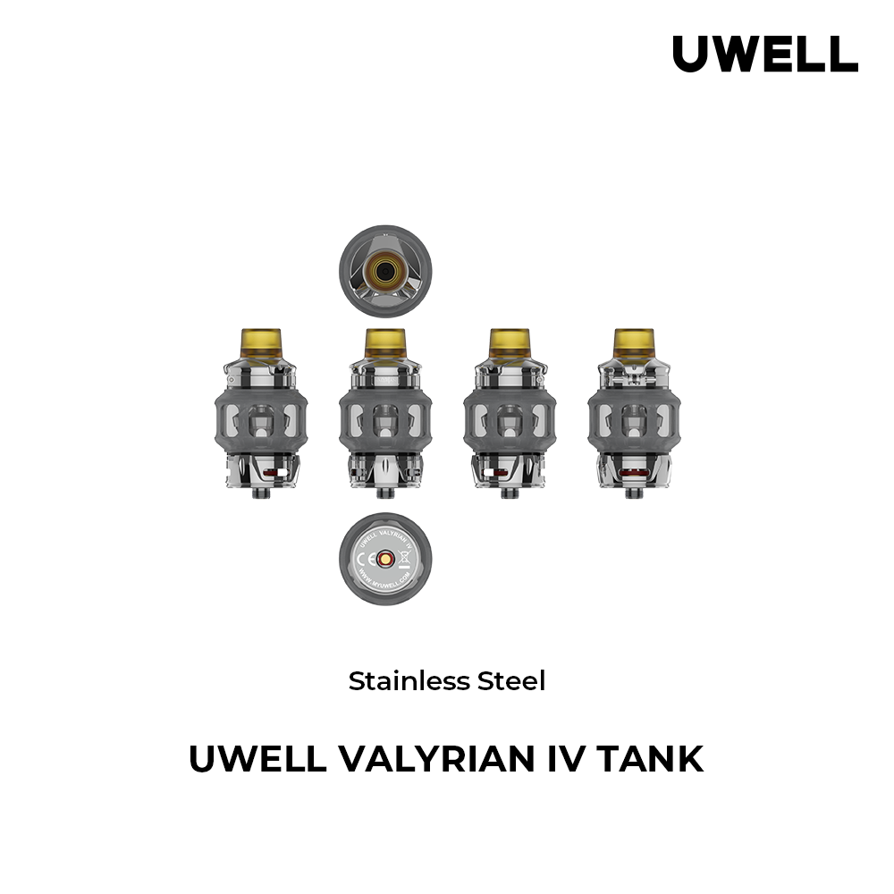 Uwell Valyrian IV Tank Stainless Steel – alle Ansichten